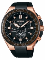 TECHNOLOGY BRANDS SEIKO SSE170J1 ASTRON GPS SOLAR Executive Sports Rose Gold 46MM 20ATM