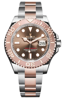 ROLEX YACHT-MASTER OYSTER PERPETUAL REF. 116621  STEEL & EVEROSE GOLD, CHOCOLATE DIAL, CAL. 3135