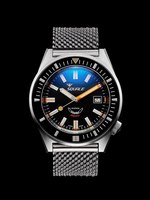 SQUALE PROFESSIONAL MATIC 60 ATM DIVER AUTOMATIC BRUSHED - BLACK DIAL - SELF-WINDING CAL. ETA 2824