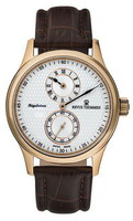 SPECIALITIES REGULATOR Ref. 16065.2562 rose gold plated- leather - silver white dial w. roman numerals