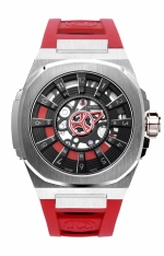 DWISS M3S SIGNATURE MYSTERIOUS HOURS, Red Rubber, Self-Winding SW-200-1 Elabore Caliber