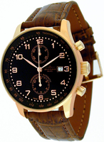 ZENO-WATCH BASEL X-Large Retro Special Chronograph Bicompax Ref. P557BVD-Pgr-c1 (gold plated)