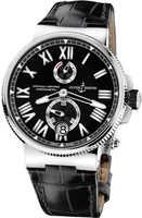 ULYSSE NARDIN Marine CHRONOMETER MANUFACTURE REF. 1183-122/42 STEEL BLACK 45MM CAL. UN-118